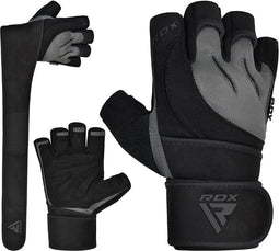 RDX Sports L4 Fitnesshandschoenen - Grijs - Maat: L