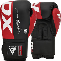 RDX Sports Rex F4 Bokshandschoenen - Boxing Gloves - Sparring - Vechtsporthandschoenen - Boksen - Rood - 14 oz