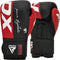 RDX Sports Rex F4 Bokshandschoenen - Boxing Gloves - Sparring - Vechtsporthandschoenen - Boksen - Rood - 16 oz