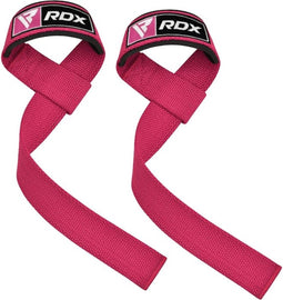 RDX Sports - Roze Lifting Straps - Cadeautje voor haar - Met padding en anti-slip grepen - Krachttraining Accessoires - Deadlift Straps - Powerlifting - Bodybuilding