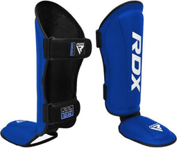 RDX Sports Shin Instep Molded KING - Blauw - Medium