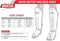 RDX Sports Shin Instep Molded KING - Rood - Large