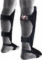 RDX Sports Shin Instep Molded KING - Zwart - Large
