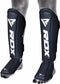 RDX Sports Shin Instep Molded KING - Zwart - Small