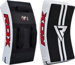 RDX Sports T1 Gel Padded Curved Kick Shield met Nylon Hendels