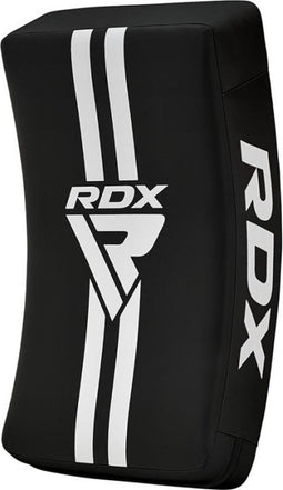 RDX Sports T1 Gel Padded Curved Kick Shield Zwart