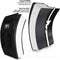 RDX Sports T1 Gel Padded Curved Kick Shield Zwart