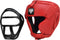 RDX Sports T1 Hoofdbeschermer Met Verwijderbare Gezichtskooi Rood - Medium - Kleur: Rood - Boksen - Boks Bescherming - Bokshelm