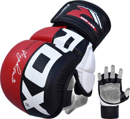 RDX Sports T6 Plus - MMA Handschoenen - Training - Sparring - Rood - Maat XL