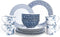 Laura Ashley Blueprint Collectables Serviesset 4 persoons - 16 Delig - Kerstservies porselein