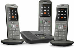 Gigaset CL660A - DECT-telefoon - 3 handsets met nummerherkenning - Grijs (3 stuks)