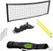 AXI multifunctioneel Sportnet - 300x80cm - Voor voetvolley tennis rebounder - Zwart