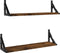vidaXL - Wandschappen - 2 - st - 60x15x15,5 - cm - gerookt - eikenkleurig