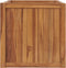 vidaXL - Plantenbak - verhoogd - 100x50x50 - cm - massief - teakhout
