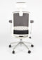 Linea bureaustoel Tekna White 01/PT - ergonomisch EN1335 - met hoofdsteun - multi verstelbaar - zwart/grijs