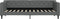 vidaXL - Slaapbank - 80x200 - cm - stof - donkergrijs