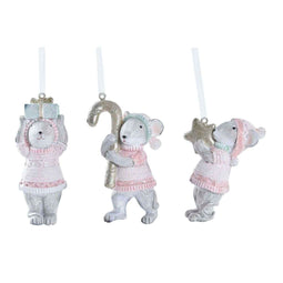 Kerstversiering DKD Home Decor Hars (5 x 3 x 8,5 cm) (3) (3 Stuks)