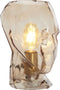 Light & Living Tafellamp Head - Glas - Ø19cm - Bruin