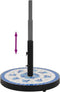 vidaXL - Parasolvoet - rond - 12 - kg - blauw - en - wit