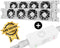 Heatfan 4 - Radiator Ventilator met Sensor - 2 Stuks - Universele Maat - Convector Ventilator Zonder Geluid - Wit