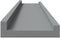 vidaXL - Fotoplanken - U-vormig - Grijs - 80x9x3 cm (2 stuks)