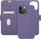 D. Bramante New York - Flip cover - Magneetsluiting en pasjesvakjes - Paars
