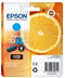 Epson C13T33624010 - Inktcartridge - Origineel - Cyaan