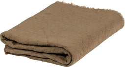 WOOOD Jaydi Plaid - Katoen - Leem - 130x170x1