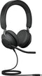 Jabra Evolve2 40 - USB-C Headset - Duo model met 360° busylight - Zwart