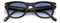 Carrera 330/S - Zonnebril - Blauw lenzen - Zwart