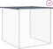 vidaXL - Kippenhok - met - dak - 403x98x90 - cm - gegalvaniseerd - staal - antraciet