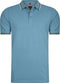 Mario Russo Polo Edward - Polo Shirt Heren - 100% Katoen - Steen Blauw