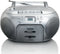 Lenco SCD-420 - Draagbare radio/CD-speler - FM radio en cassette - Zilver