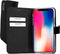 Mobiparts iPhone X iPhone XS - Wallet TPU Case - Ruimte voor pasjes - Zwart