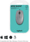 Logitech M110 Silent - Draadloze muis - 90% stiller - Grijs