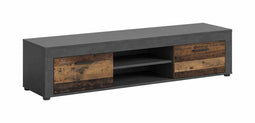 Furnilux Jam Lowboard - Tv meubel - Praktische indeling - Bruin - 40x37x160cm