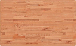 vidaXL - Wastafelblad - 100x60x1,5 - cm - massief - beukenhout