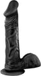 Real Body Jayson - Realistische Dildo - 21 x 4 cm - Zwart