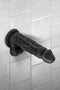 Real Body Tony - Realistische Dildo - 18 x 3.5 cm - Zwart