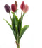 Real Touch Tulips - Real Touch Tulpen - Purple Beauty Combo - Tulpen - Kunstbloemen - Kunst Tulpen - Kunst Boeket - Tulp - 40 CM - Zijden Bloemen - Latex Bloem - Bruiloft - Voorjaar - Lente