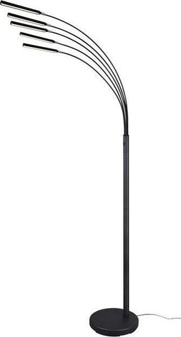 REALITY REED - Staande lamp - Zwart mat - incl. 5x SMD 3,5W - Dimbaar - H195cm