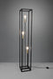 REALITY VITO - Vloerlamp - Staande lamp - Zwart met goud - 3x E27 - H153cm