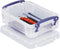 Really Useful Box 0,75 liter, transparant