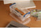 Really Useful Box 0,9 liter, transparant blauw
