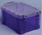 Really Useful Box 07 liter transparant paars