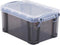 Really Useful Box 07 liter transparant smoke