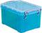 Really Useful Box 16 liter transparant helblauw