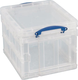 Really Useful Box 35 liter opvouwbaar transparant