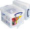 Really Useful Box 35 liter opvouwbaar transparant