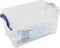 Really Useful Box - Box opbergdoos 2 | 1 liter | transparant
